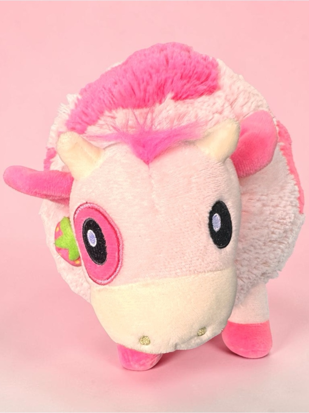 Mini Squishable Strawberry Cow Plush stuffed animal